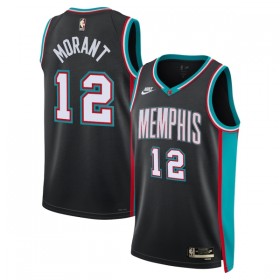 Camiseta Hombre NBA Memphis Grizzlies Ja Morant 2025-26 Nike Classic Edition Negro Swingman